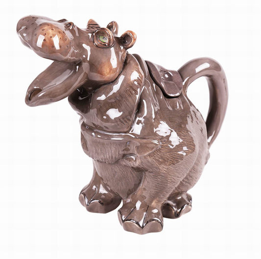 BLUESKY- HIPPO TEAPOT