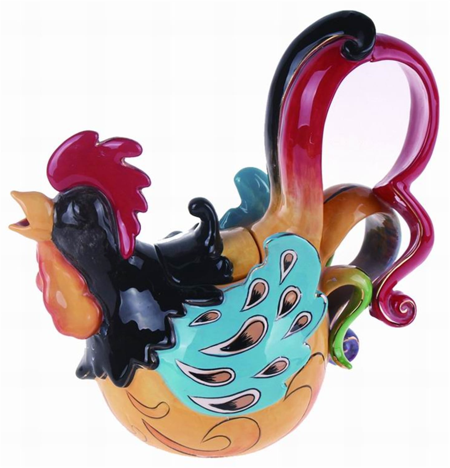 BLUESKY- ROOSTER TEAPOT